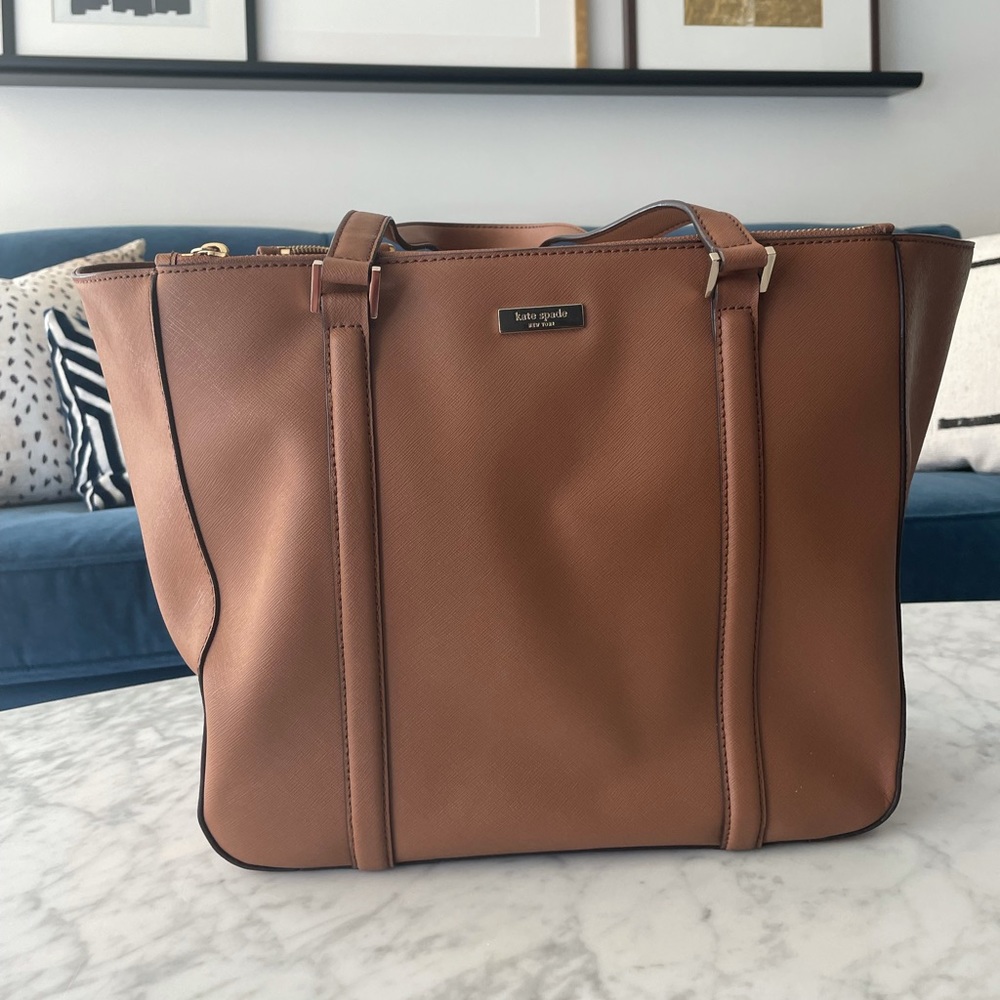 Kate Spade Tan Newbury Lane Tote and Wallet